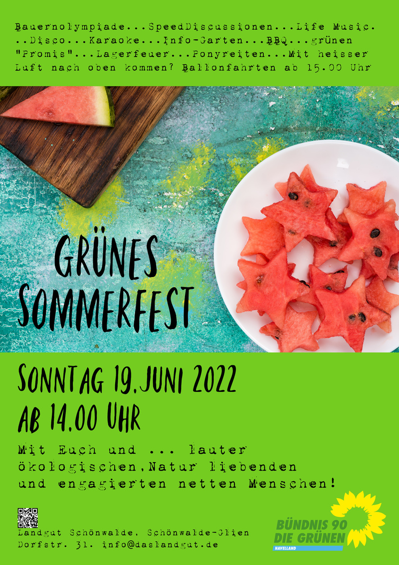 Sommerfest von Bündnis 90/Die Grünen, Falkensee