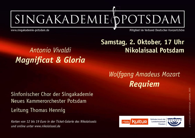 Konzert mit Vivaldis Magnificat, Falkensee